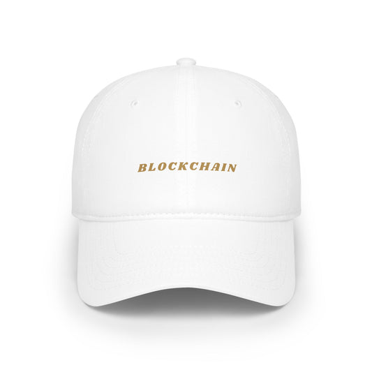 BLOCKCHAIN (low profile baseball cap)